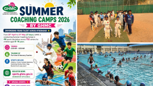 GHMC Summer Coaching Camps 2026 Hyderabad 44 Sports 752 Centers Register at sports.ghmc.gov.in