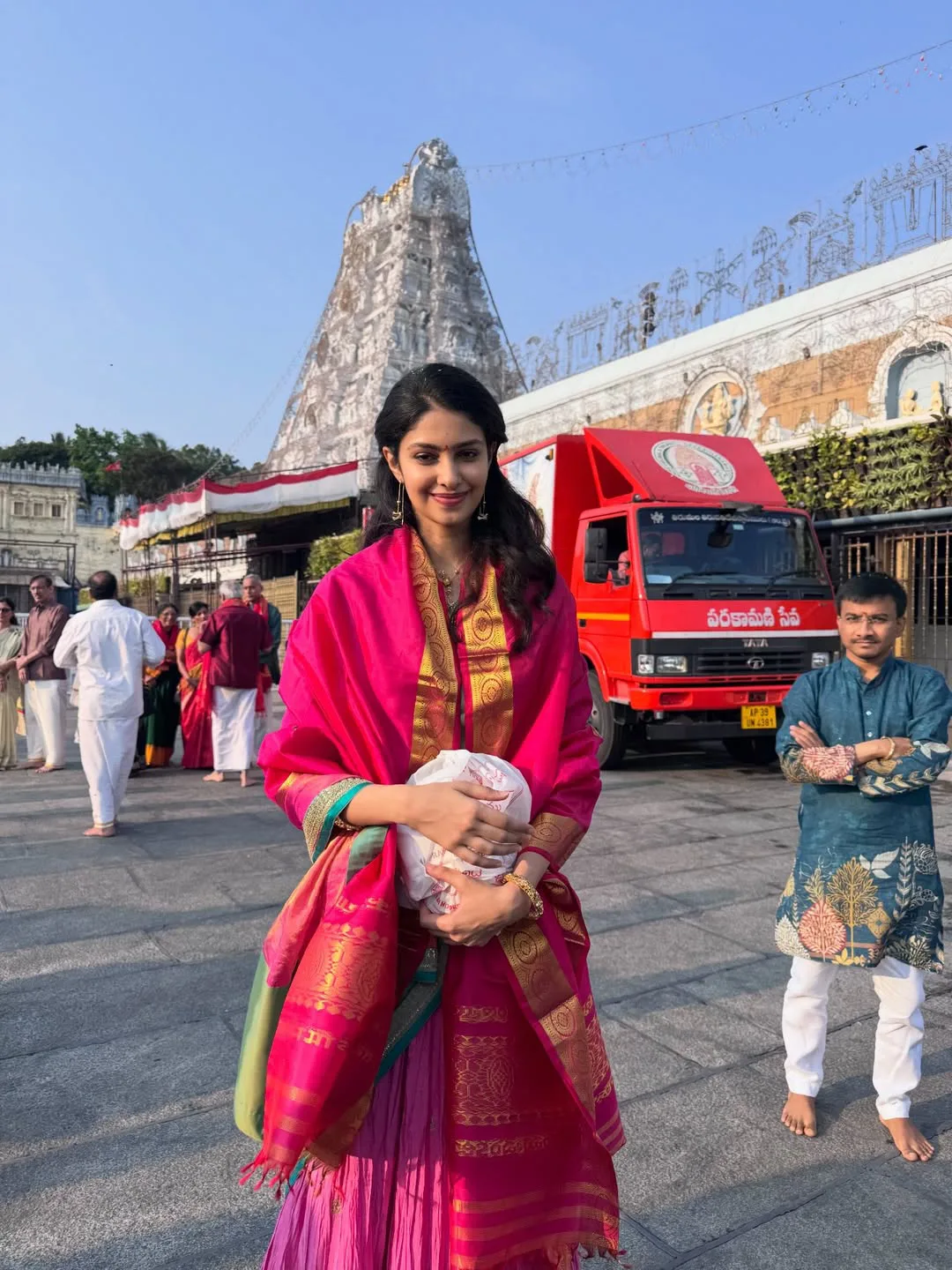 Manasa Varanasi at tirumala photos viral