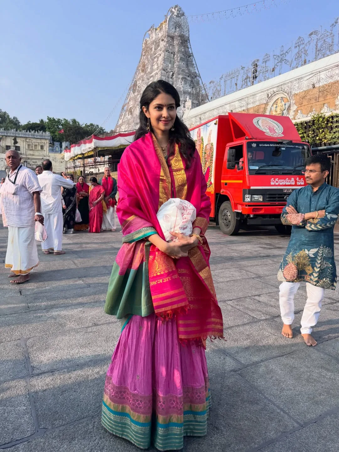 Manasa Varanasi at tirumala photos viral