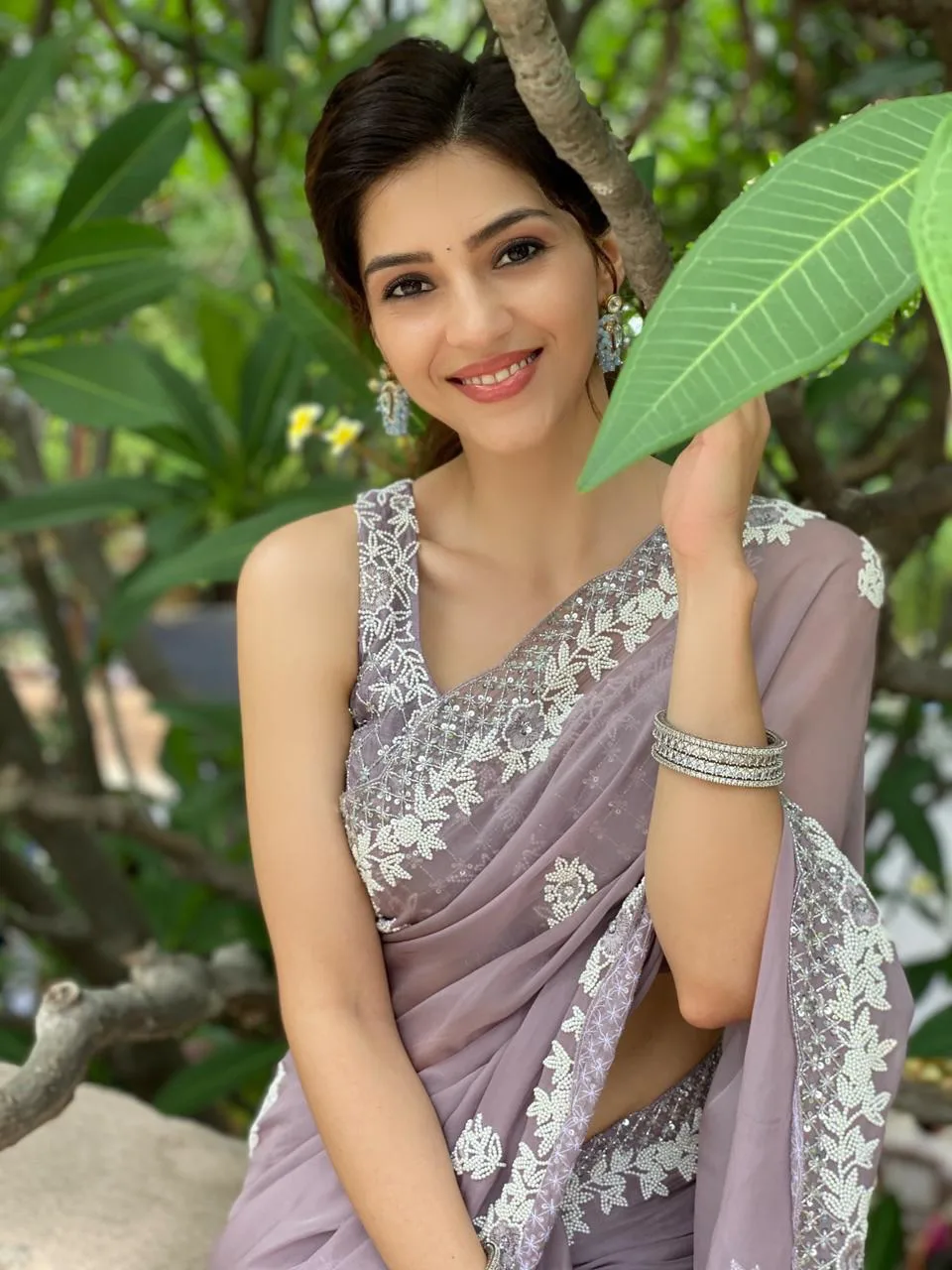 Mehreen Pirzada Latest Photos in saree