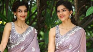 Mehreen Pirzada Latest Photos in saree