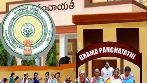 Andhra Pradesh Gram Panchayat leaders and officials receiving national awards for rural development and women empowerment(Panchayat Awards)
