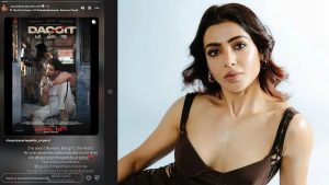 Samantha Supports Dacoit Movie