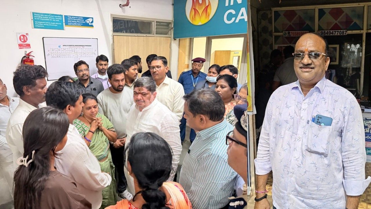 శంకర్ గౌడ్ నర్సంపేట డ్రైవర్ ఆత్మహత్యాయత్నం పొన్నం ప్రభాకర్ అపోలో ఆసుపత్రి సందర్శన