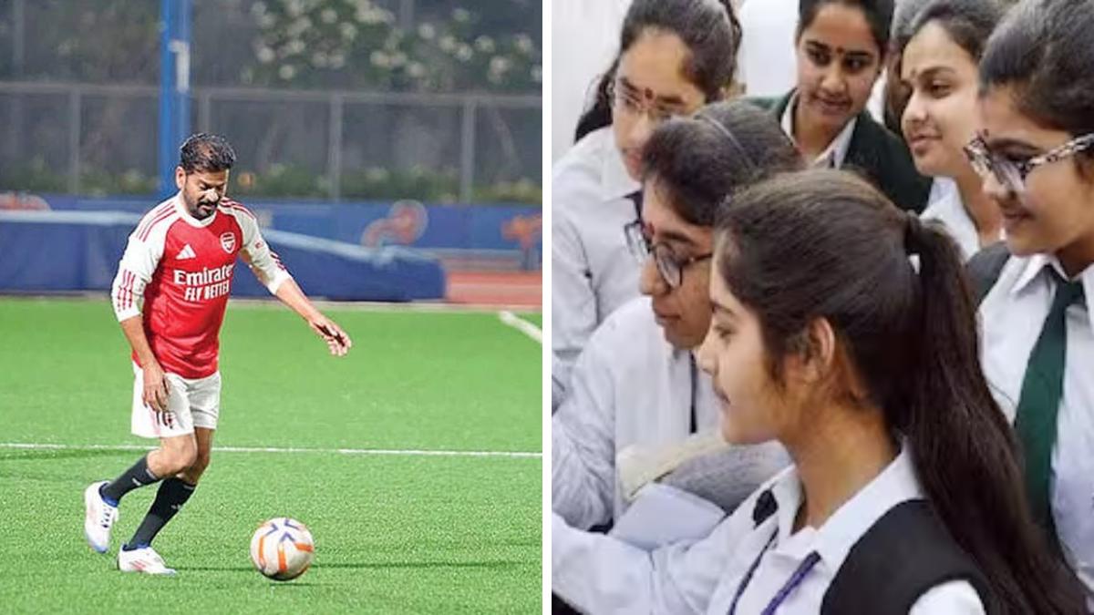 CM Revanth Reddy Busy With Football While Inter Students Wait For Results