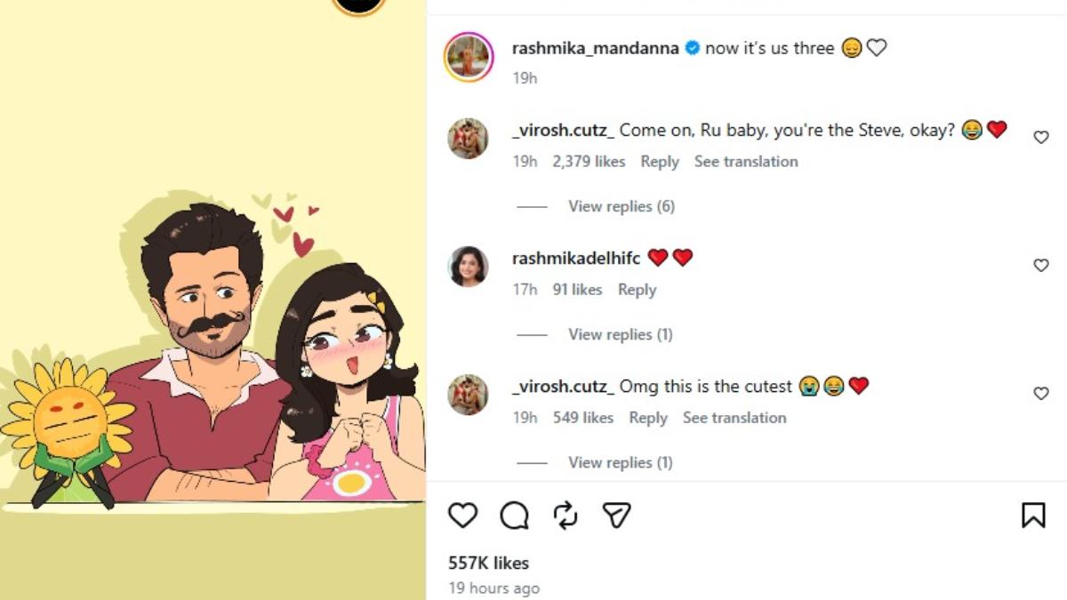 Vijay Deverakonda – Rashmika Mandanna Now it’s us three