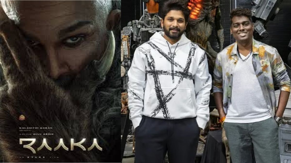 Allu Arjun fierce dual role look in Raka movie directed by Atlee