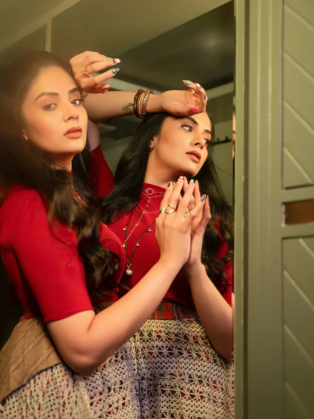 anchor sreemukhi latest crazy photos