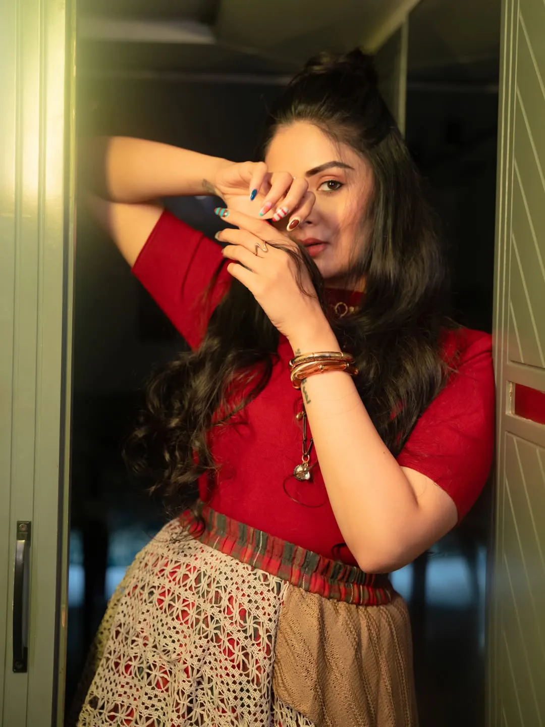 anchor sreemukhi latest crazy photos