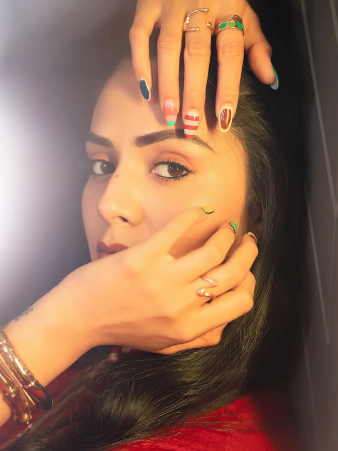 anchor sreemukhi latest crazy photos