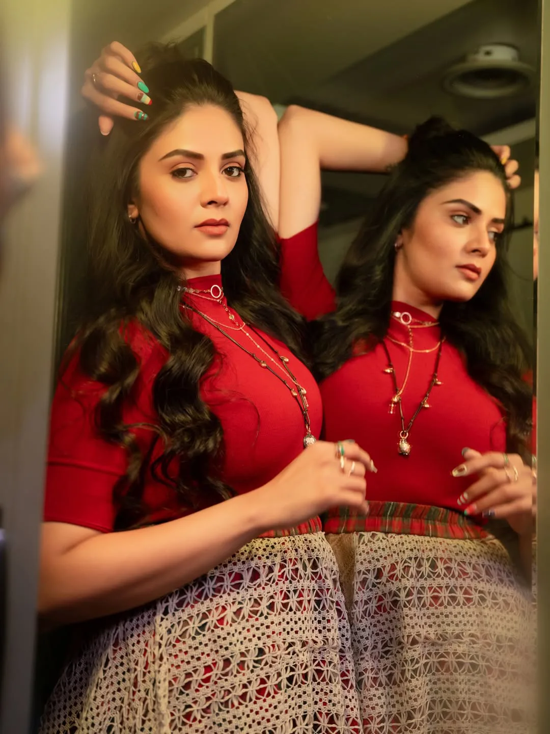 anchor sreemukhi latest crazy photos