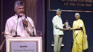 Chandrababu Naidu ET Business Reformer Award 2025