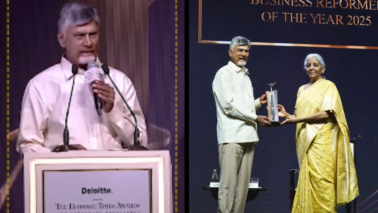 Chandrababu Naidu ET Business Reformer Award 2025