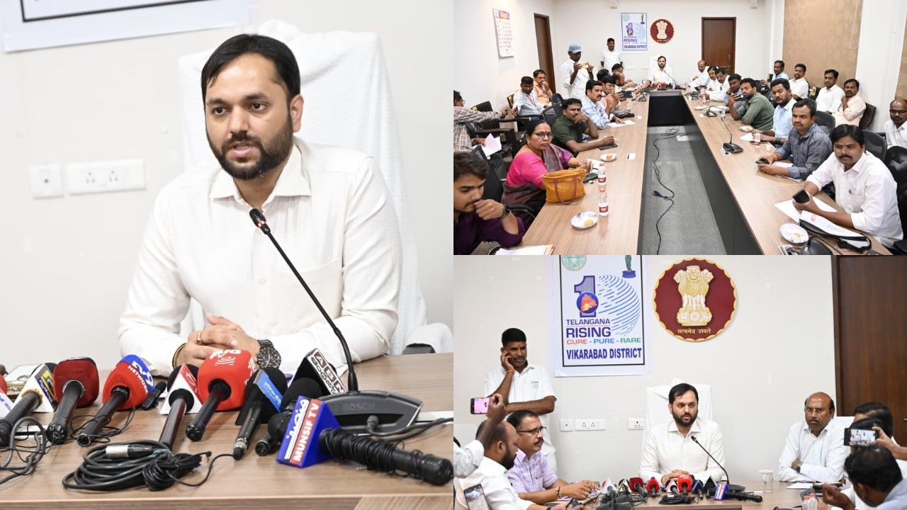 Vikarabad Collector Deepak Tewari Directs Self Enumeration Census Farmer Registration and Voter Mapping