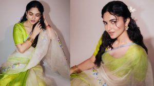 kayadu lohar latest photos in saree goes viral