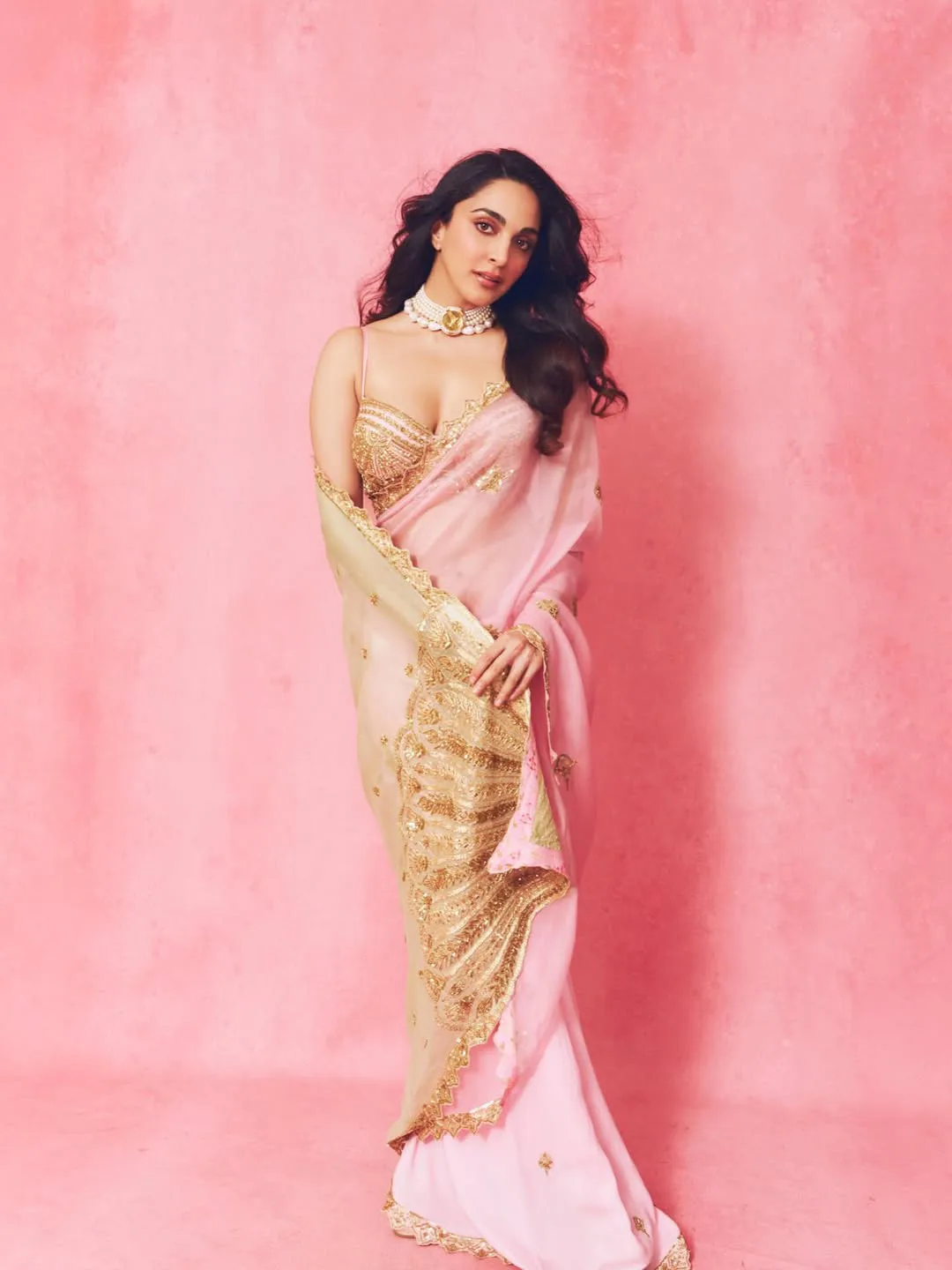kiara advani latest photos in saree