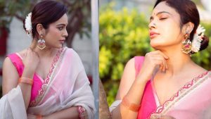 nandita swetha latest photos in saree