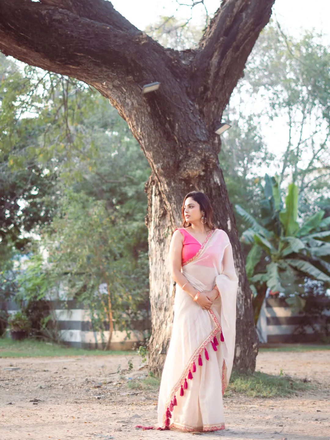 nandita swetha latest photos in saree