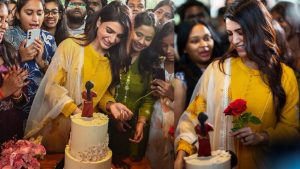 samantha birthday celebrations with fans
