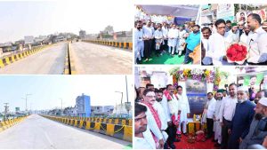 హైదరాబాద్ షాస్త్రీపురం వద్ద ₹71 కోట్లతో నిర్మించిన 490 మీటర్ల రోడ్ ఓవర్ బ్రిడ్జ్ ప్రారంభోత్సవం