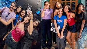 siri hanmanth latest photos with her friends