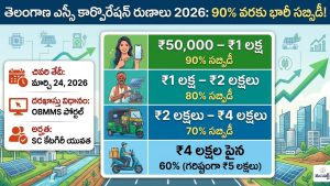 తెలంగాణ ఎస్సీ కార్పొరేషన్ రుణాలు - సబ్సిడీ మరియు దరఖాస్తు చివరి తేదీ