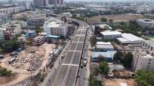 Bachupally fly over is ready for inauguration