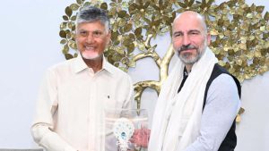 CEO Dara Khosrowshahi Meets CM Chandrababu Naidu