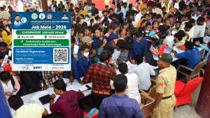 Karimnagar Job Mela on May 5, 2026 at Collectorate Auditorium from 9 AM.