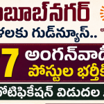 మహబూబ్నగర్ మహిళలకు గుడ్న్యూస్.. 177 అంగన్వాడీ పోస్టుల భర్తీకి నోటిఫికేషన్ విడుదల!