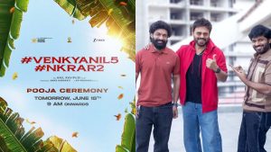 VenkyAnil5 Venkatesh-Kalyan Ram Movie Begins on June 18