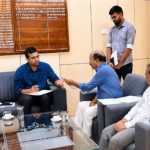 కలెక్టర్ను కలిసిన చింతా ప్రభాకర్, మాణిక్రావు.. ప్రజా సమస్యలపై వినతిపత్రం