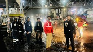 The HYDRAA team is attending the location with a dewatering pump set under the supervision of DFO and SFO.