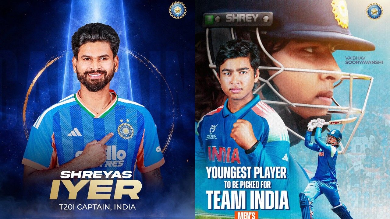 Shreyas Iyer Captain, Vaibhav Suryavanshi