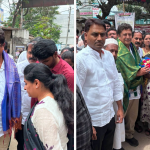 మదనపల్లెలో దస్తావేజు లేఖర్ల నిరసన