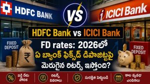 HDFC vs ICICI FD Rates 2026