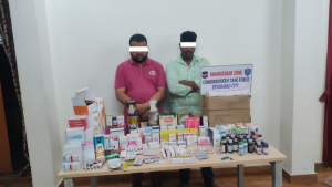 Hyderabad Commissioners Task Force raid Khairtabad