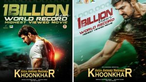 Jaya Janaki Nayaka Hindi dubbed 1 billion views YouTube