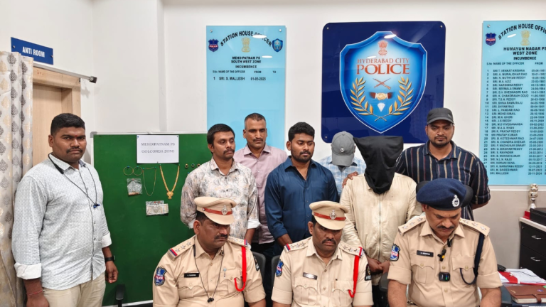 Mehdipatnam police arrest gold thief