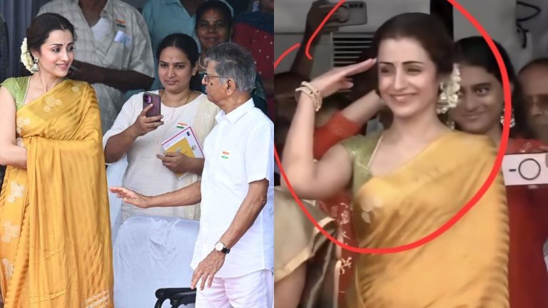 trisha-salute-to-vijay-independence-day-event-viral-video