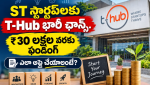 ST స్టార్టప్‌లకు ₹30 లక్షల వరకు!