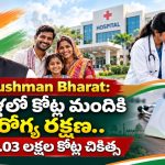 Ayushman Bharat: 8 ఏళ్లలో కోట్ల మందికి ఆరోగ్య రక్షణ.. రూ.2.03 లక్షల కోట్ల చికిత్స